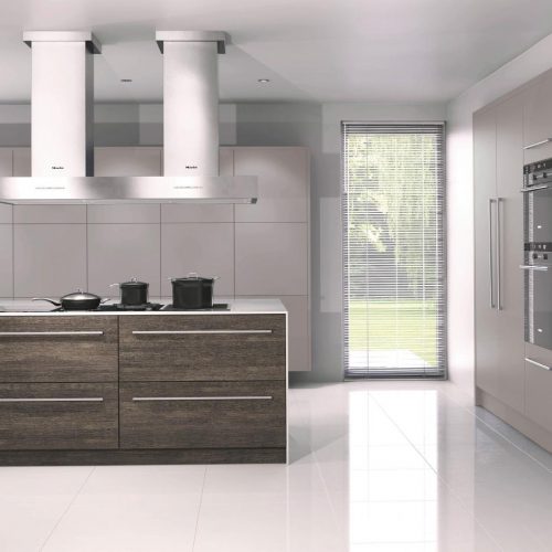 Mali Wenge and Smooth Painted Cashmere Contemporary Ashley Ann Kitchen