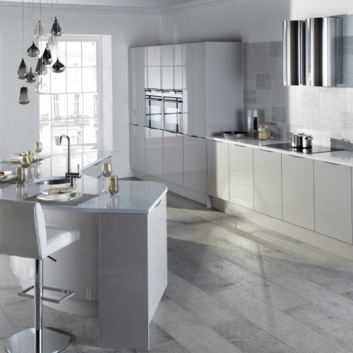 Mercury Cashmere Gloss Contemporary Ashley Ann Kitchen