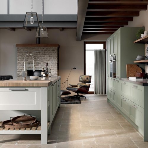 Carrick Painted, Dunnet Sands & Morven Scree Caledonia Traditional Shaker Style Kitchen